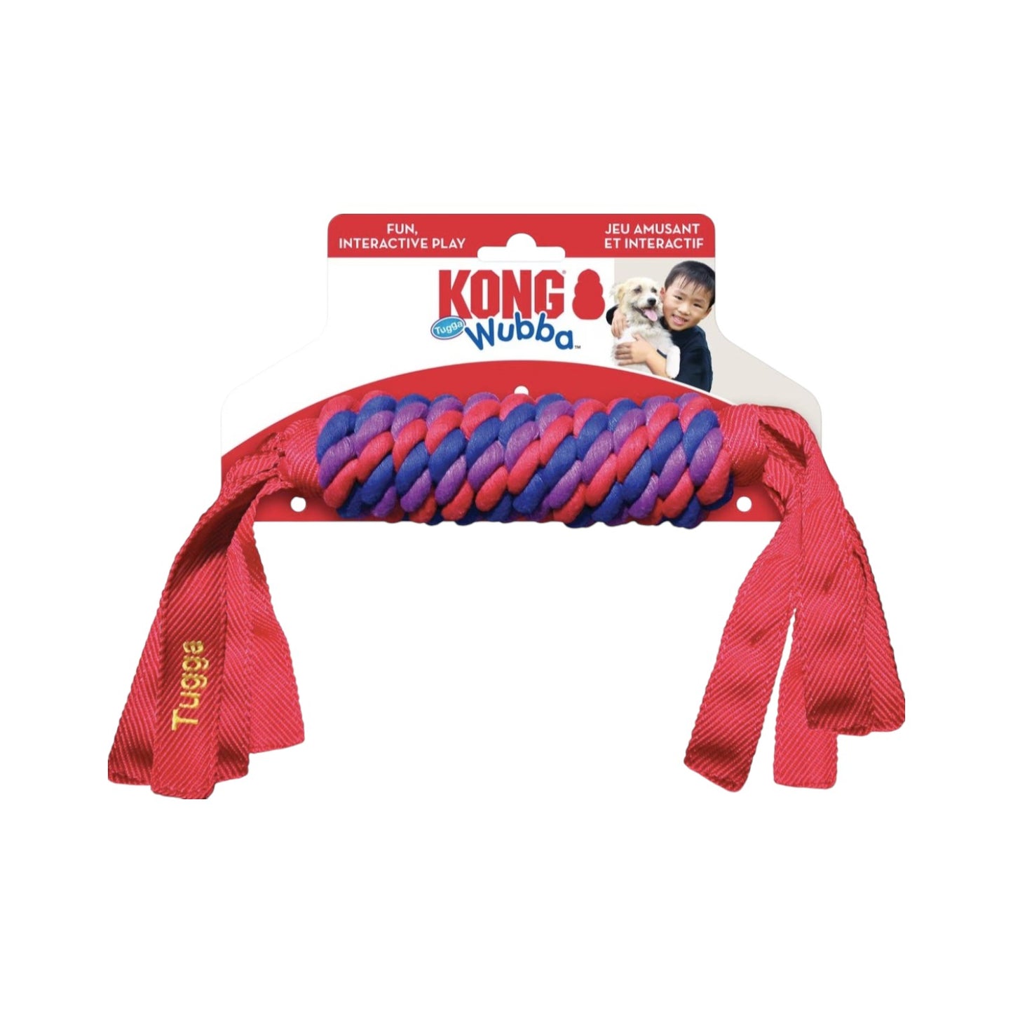 KONG Tugga Wubba Dog Toy, Color Varies, Large