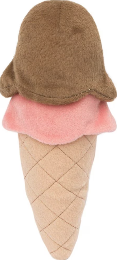 ZippyPaws NomNomz Dog Toy, Ice Cream