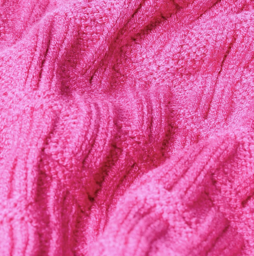 Dog & Cat Turtleneck Sweater, Pink