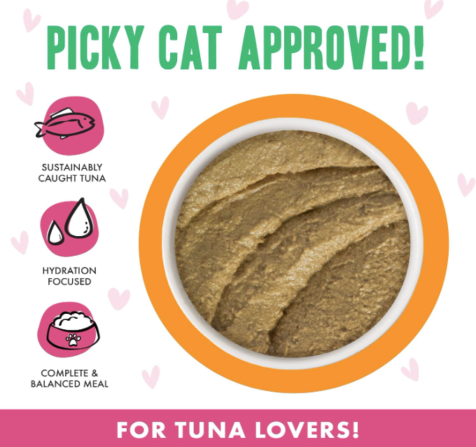 Weruva B.F.F. Play - Best Feline Friend Paté Lovers, Aw Yeah!, Atún y Salmón Oh Snap! con atún y salmón, lata de 2.8 onzas (paquete de 12)