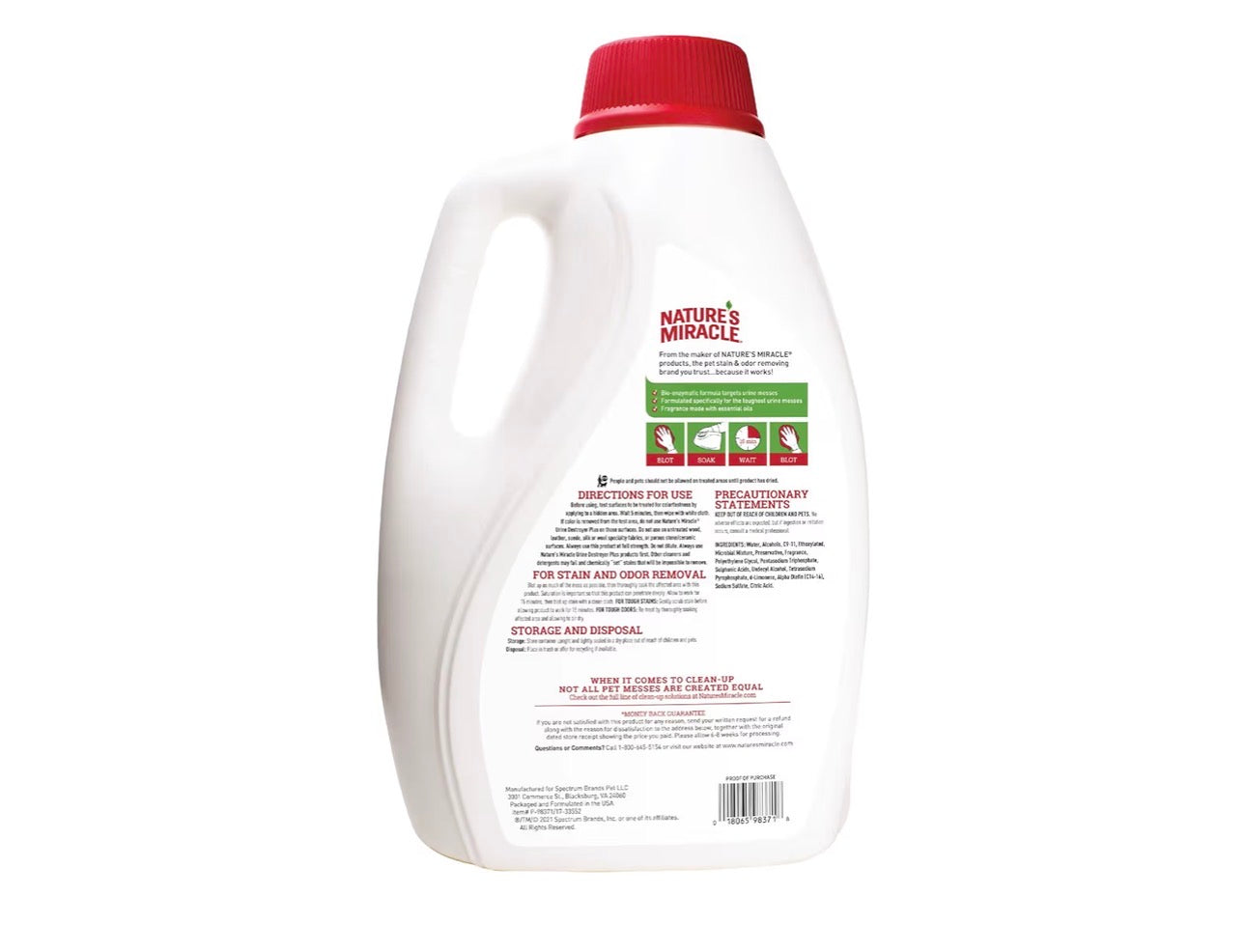 Nature's Miracle Urine destroyer Plus para perros