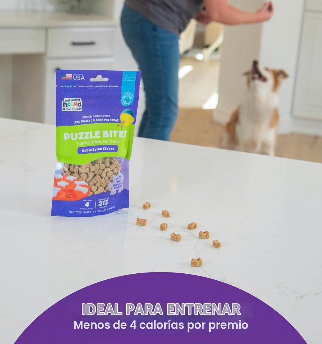 Outward Hound Nina Ottosson Puzzle Bitez Golosinas para perros