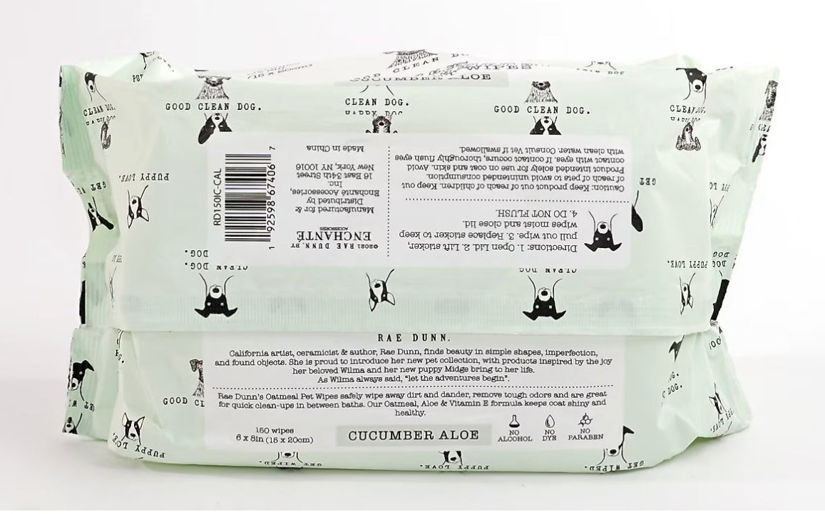 Good Clean Dog. Dog Wipes, 150 unidades