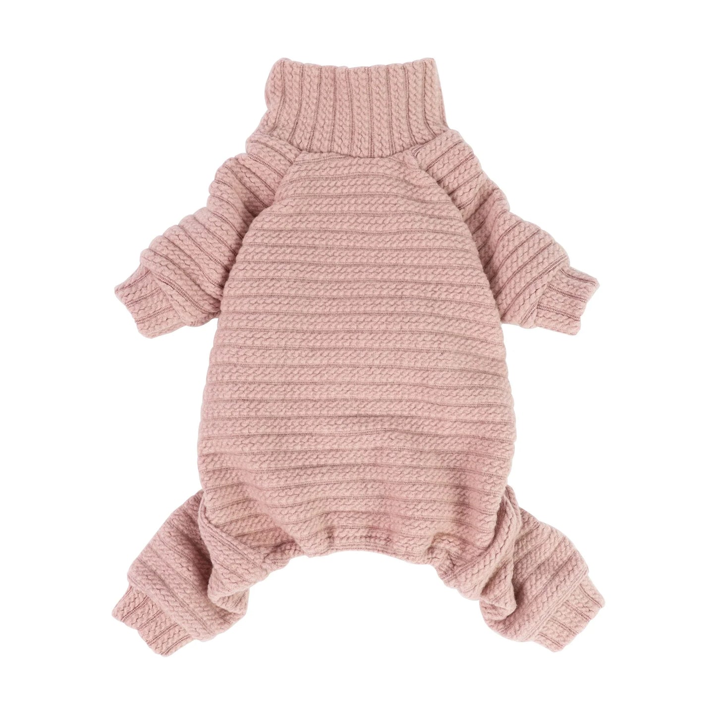 pijama cuello tortuga tejido