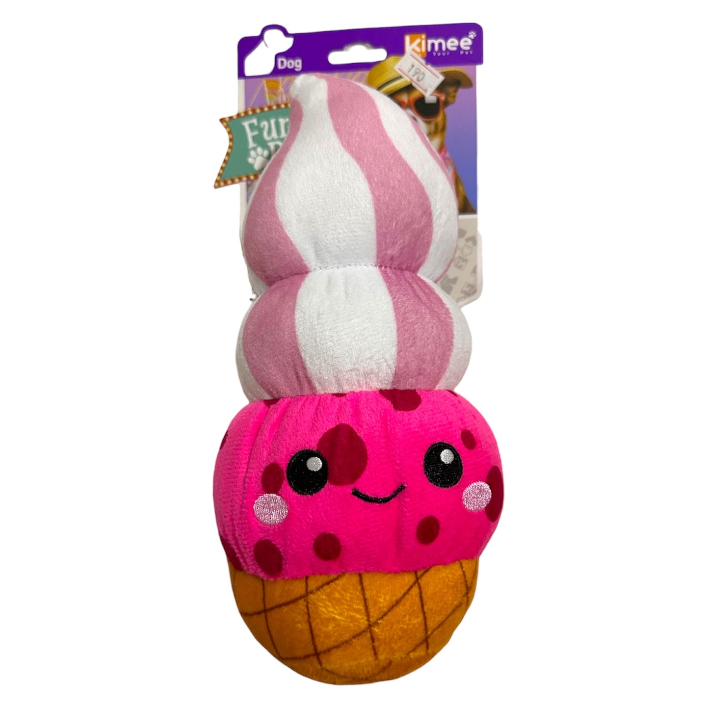 Ice cream dog toy