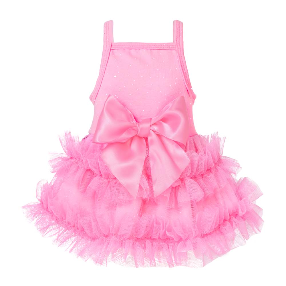 Bohemian Dog Tutu Dress PINK
