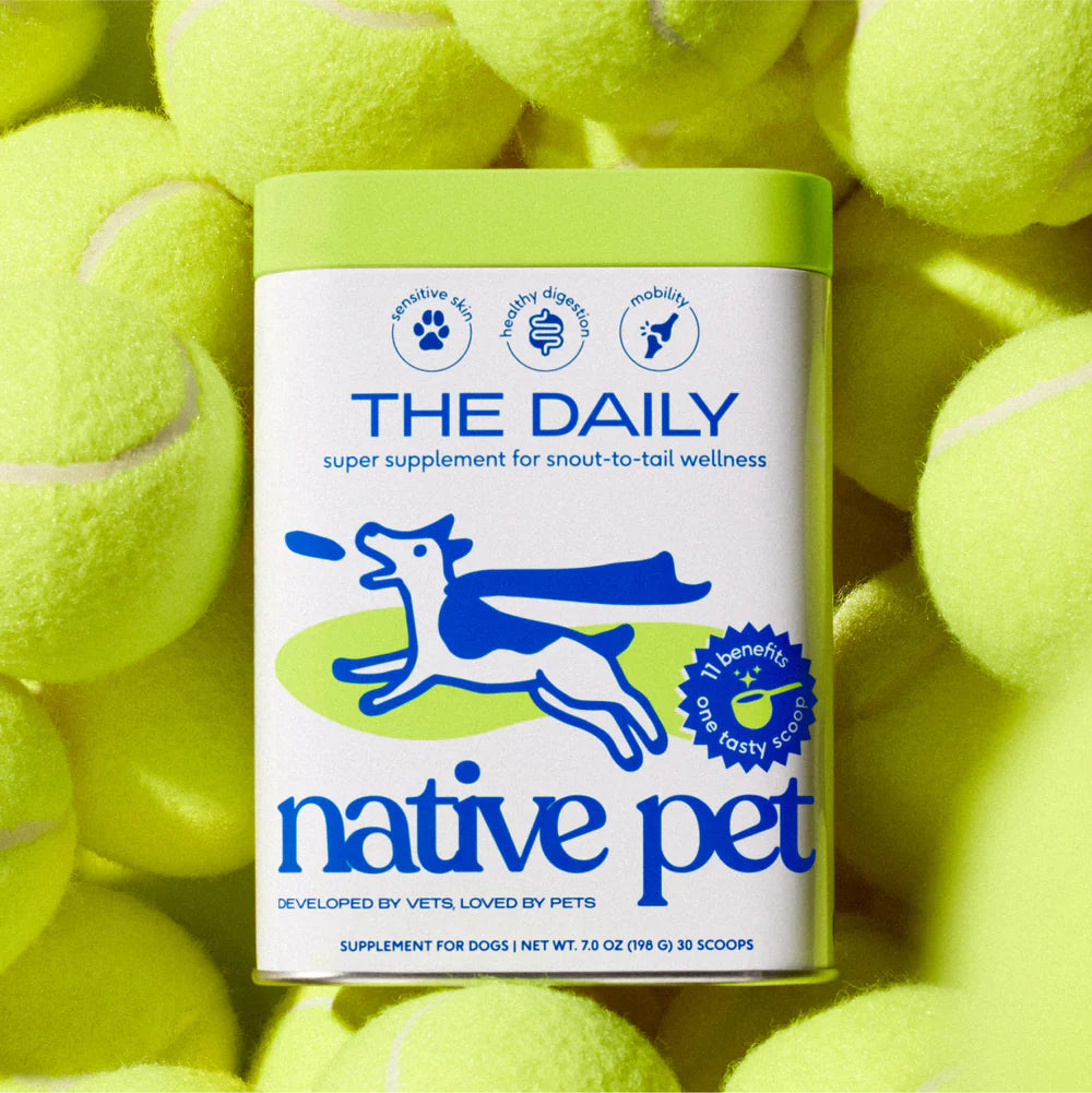The daily Multivitamínico 11 en 1 para perros con 21 suplementos y vitaminas Native Pet