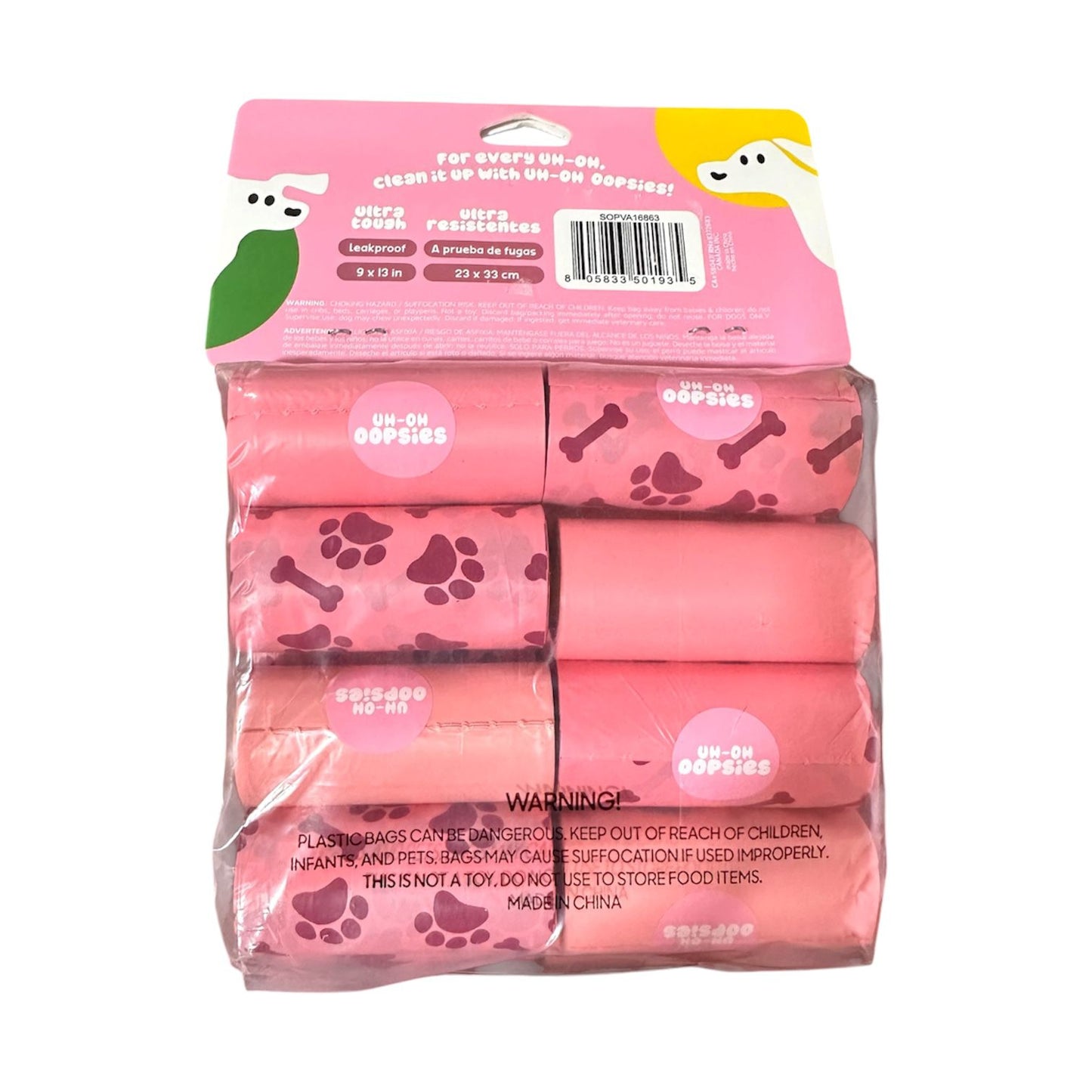 UH-OH OOPSIES – Pet Waste Bags 320 bolsas