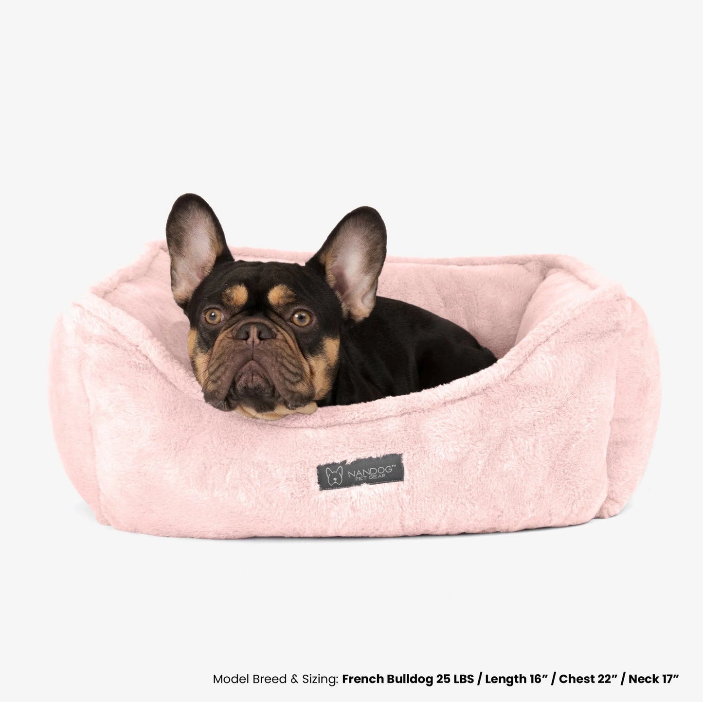 The NANDOG Super Cloud Reversible Bed in pink Tamaño pequeño