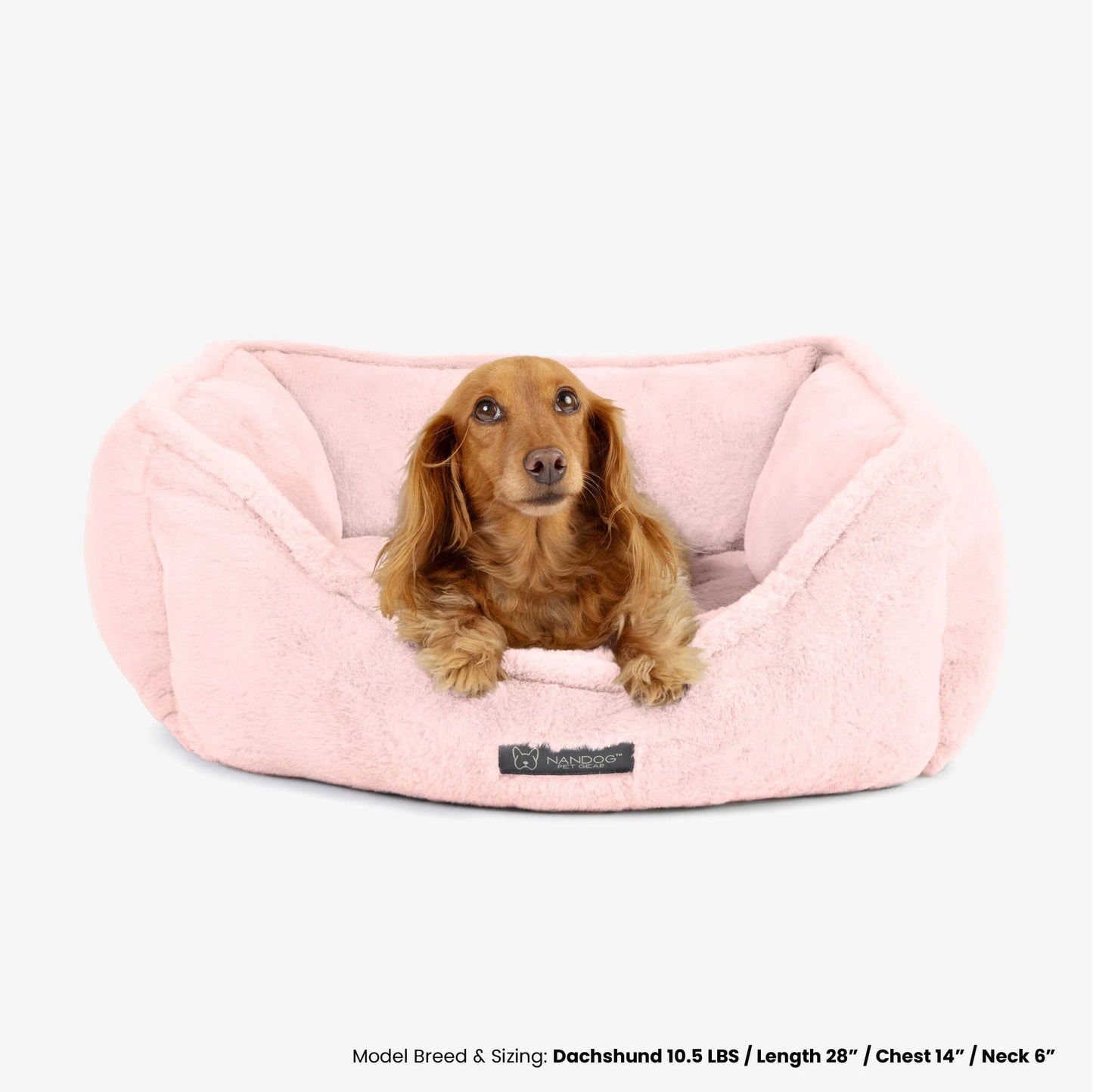 The NANDOG Super Cloud Reversible Bed in pink Tamaño pequeño