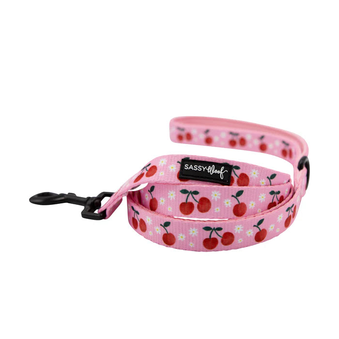 Sassy Woof- Pechera y correa ajustable Mon Chérry
