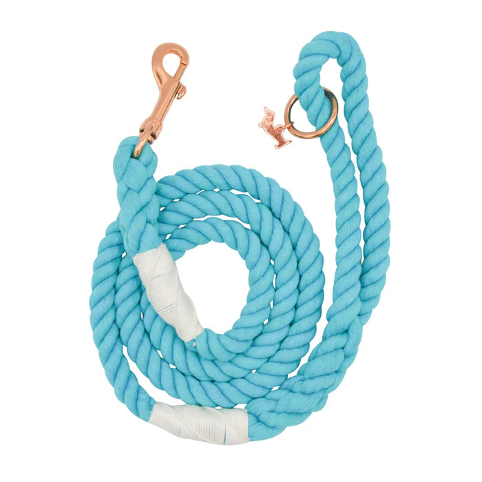 Sassy Woof- Rope Leash Seaside