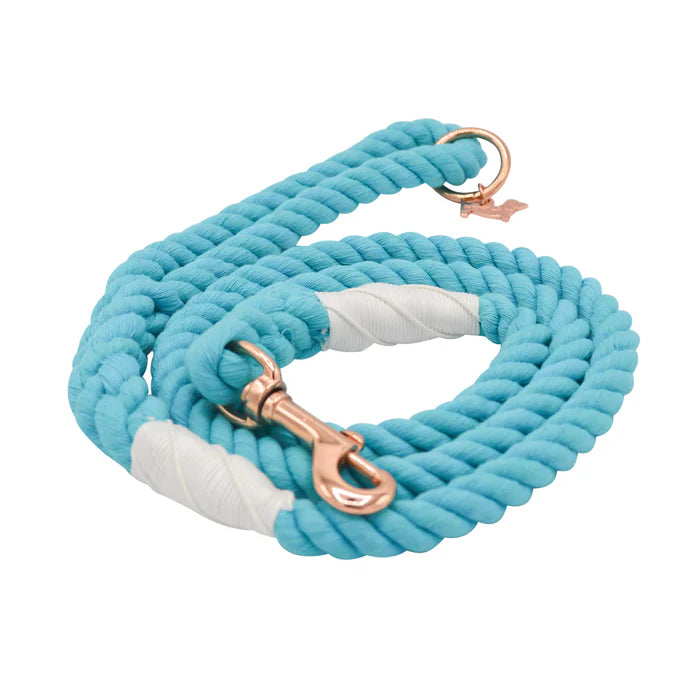 Sassy Woof- Rope Leash Seaside