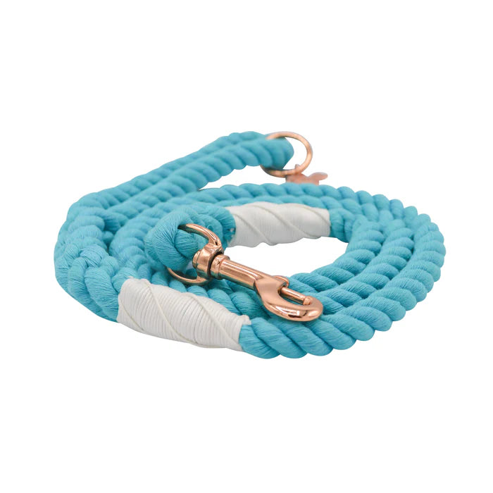 Sassy Woof- Rope Leash Seaside
