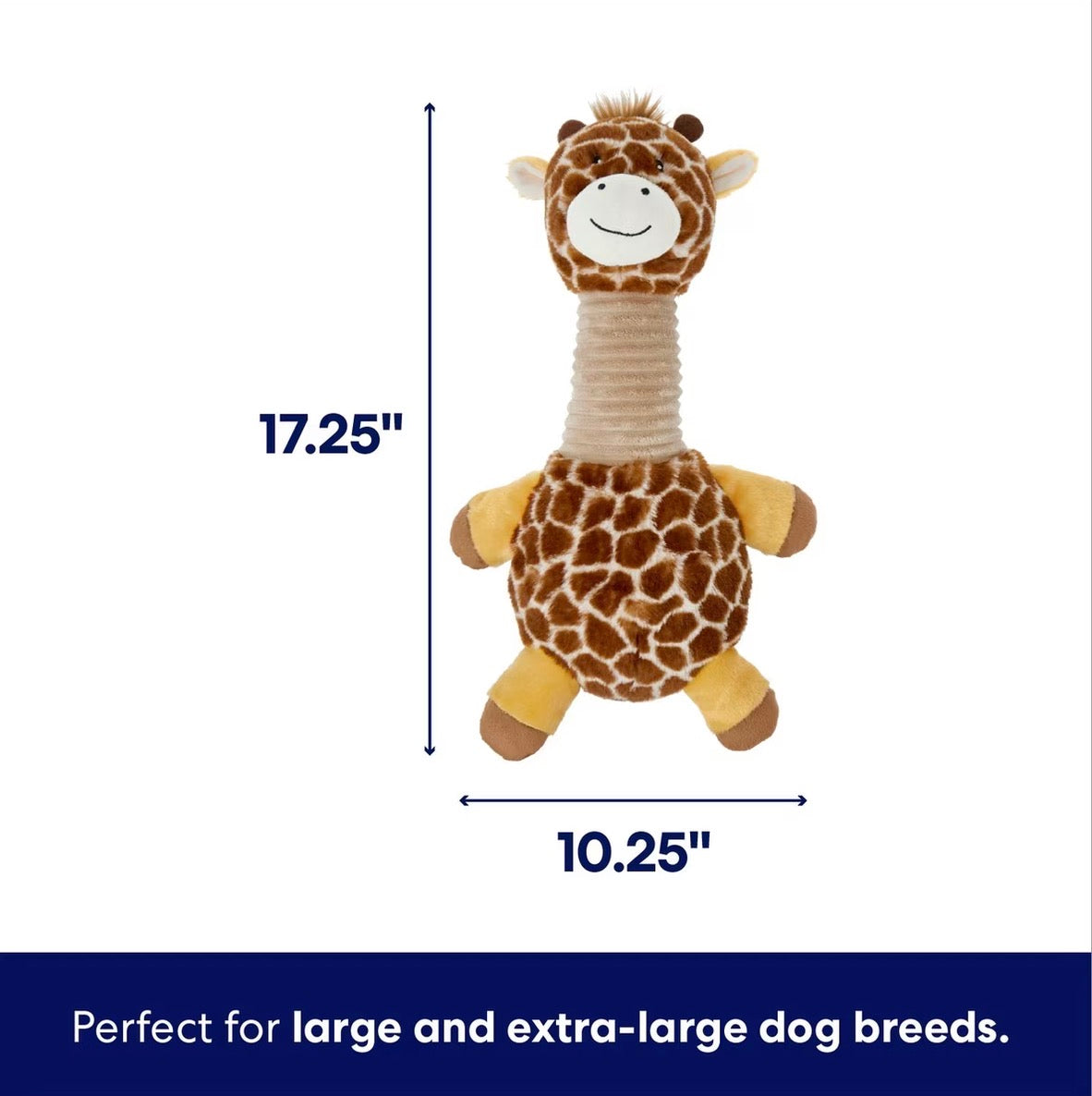 Giraffe Bobberz Plush Squeaky Dog Toy, Large/X-Large