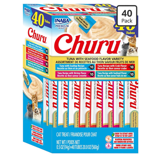 Golosinas para gatos Churu, paquete 40