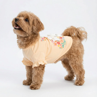 FLORAL BUNNY DOG SHIRT