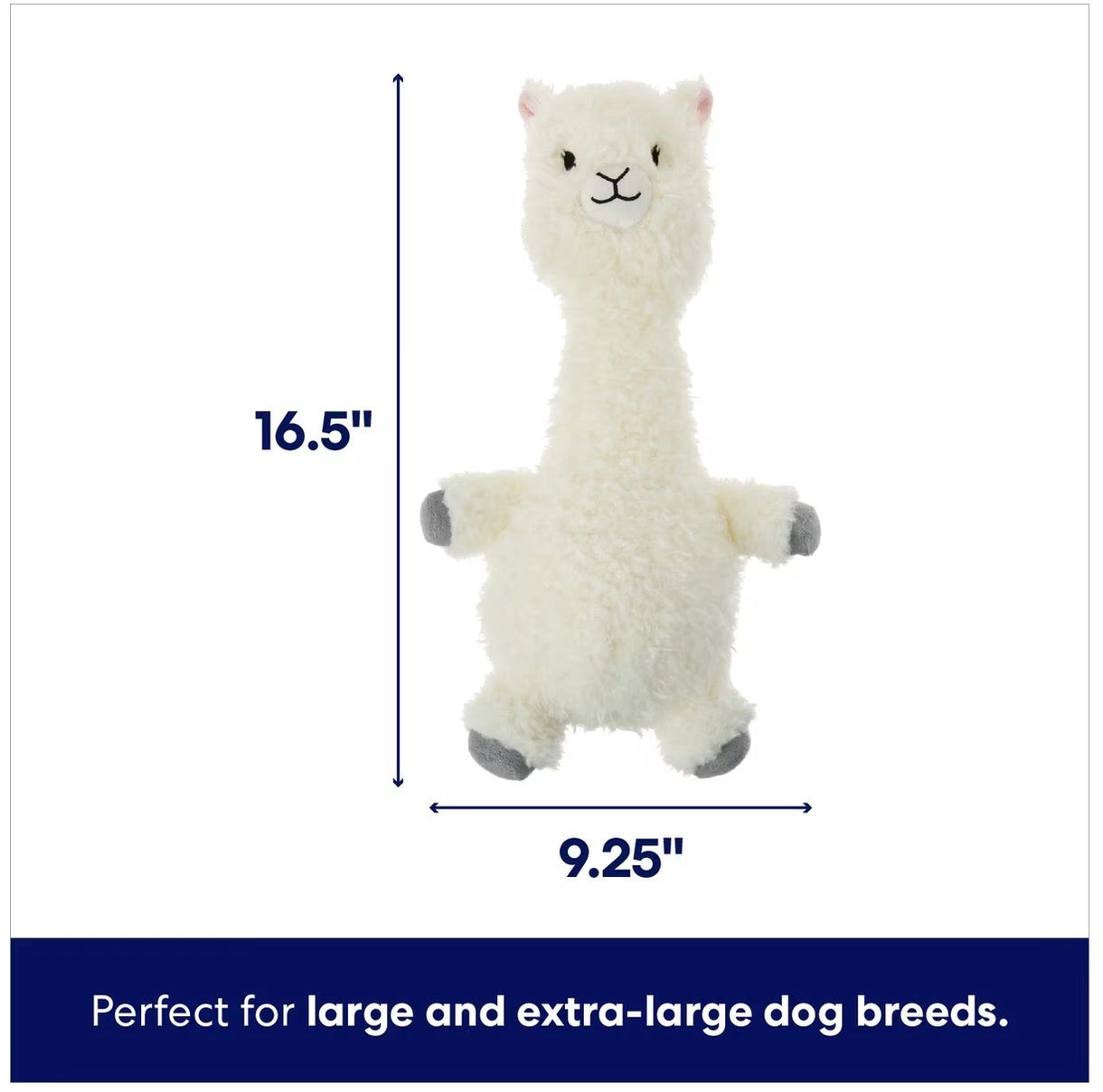 Llama Bobberz Plush Squeaky Dog Toy, Large/X-Large