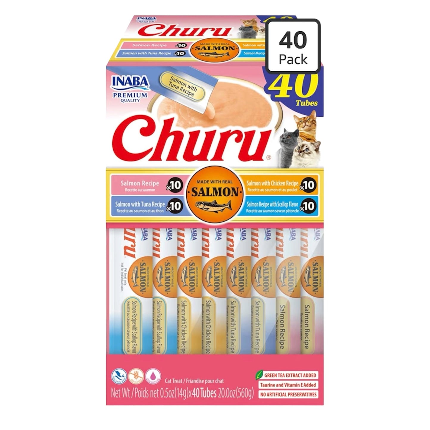 Golosinas Churu para gatos, paquete 40