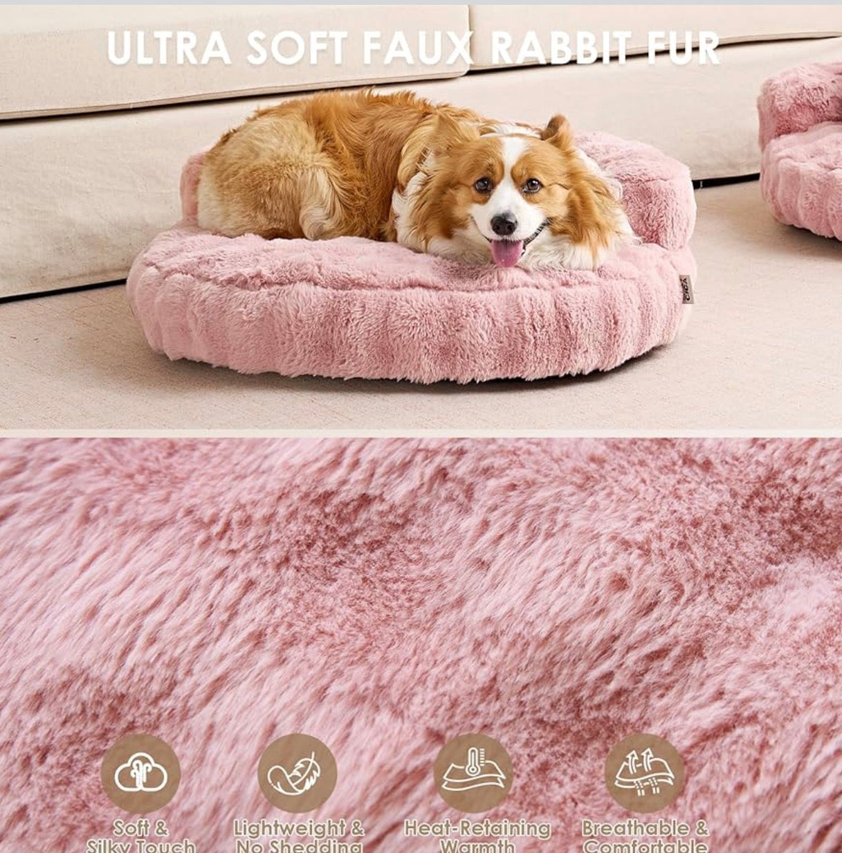 Cama para perro de tamaño mediano