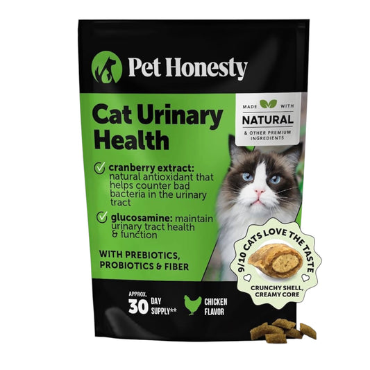Pet honesty - Masticables crujientes y cremosos para la salud del tracto urinario para gatos