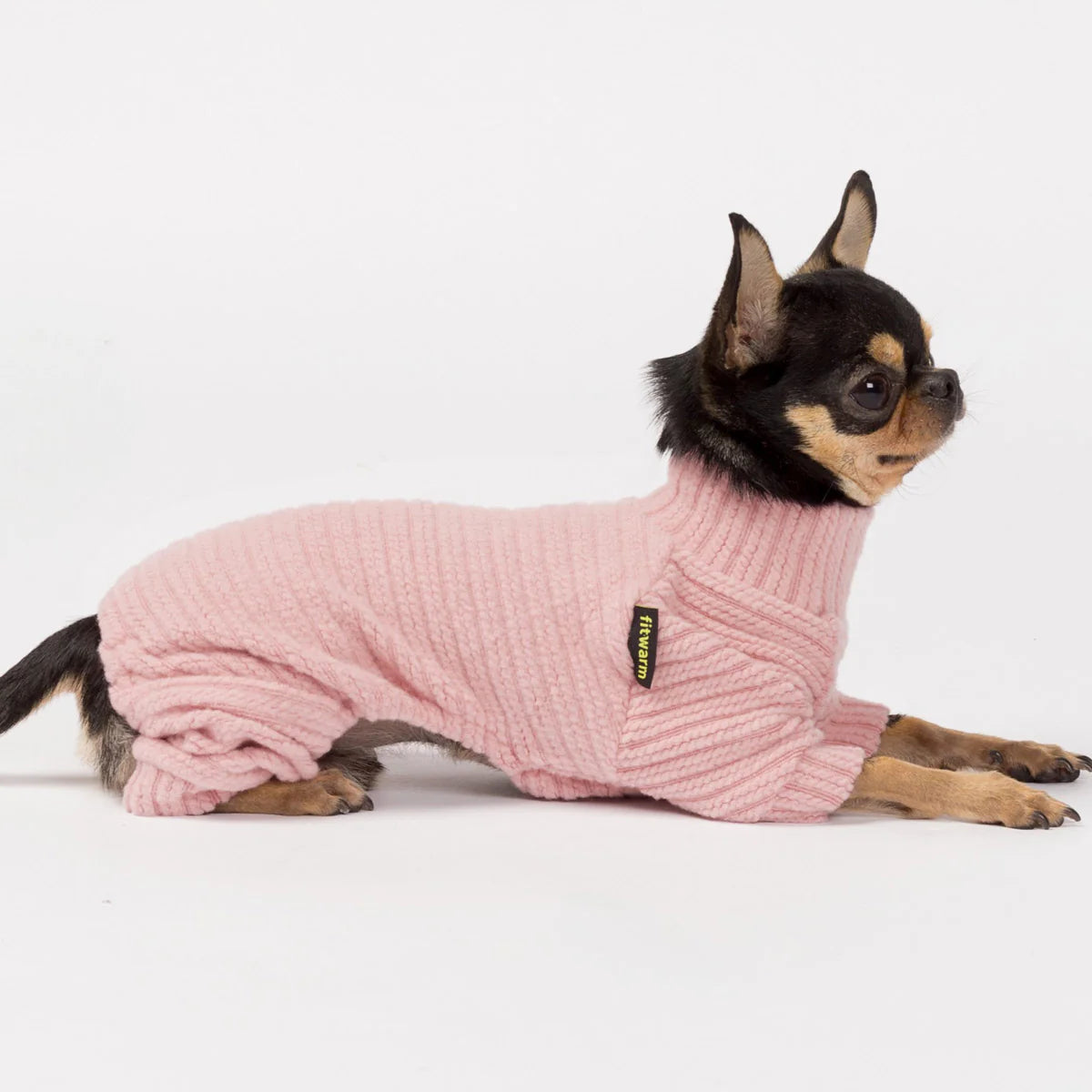 pijama cuello tortuga tejido