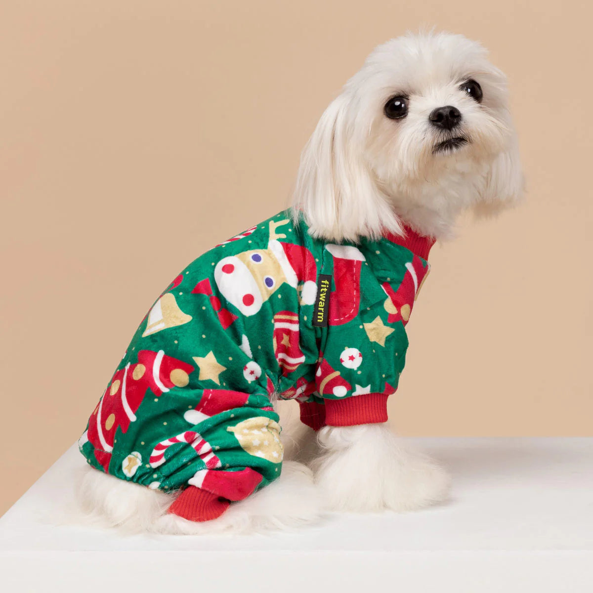 Christmas Green Dog Pajamas