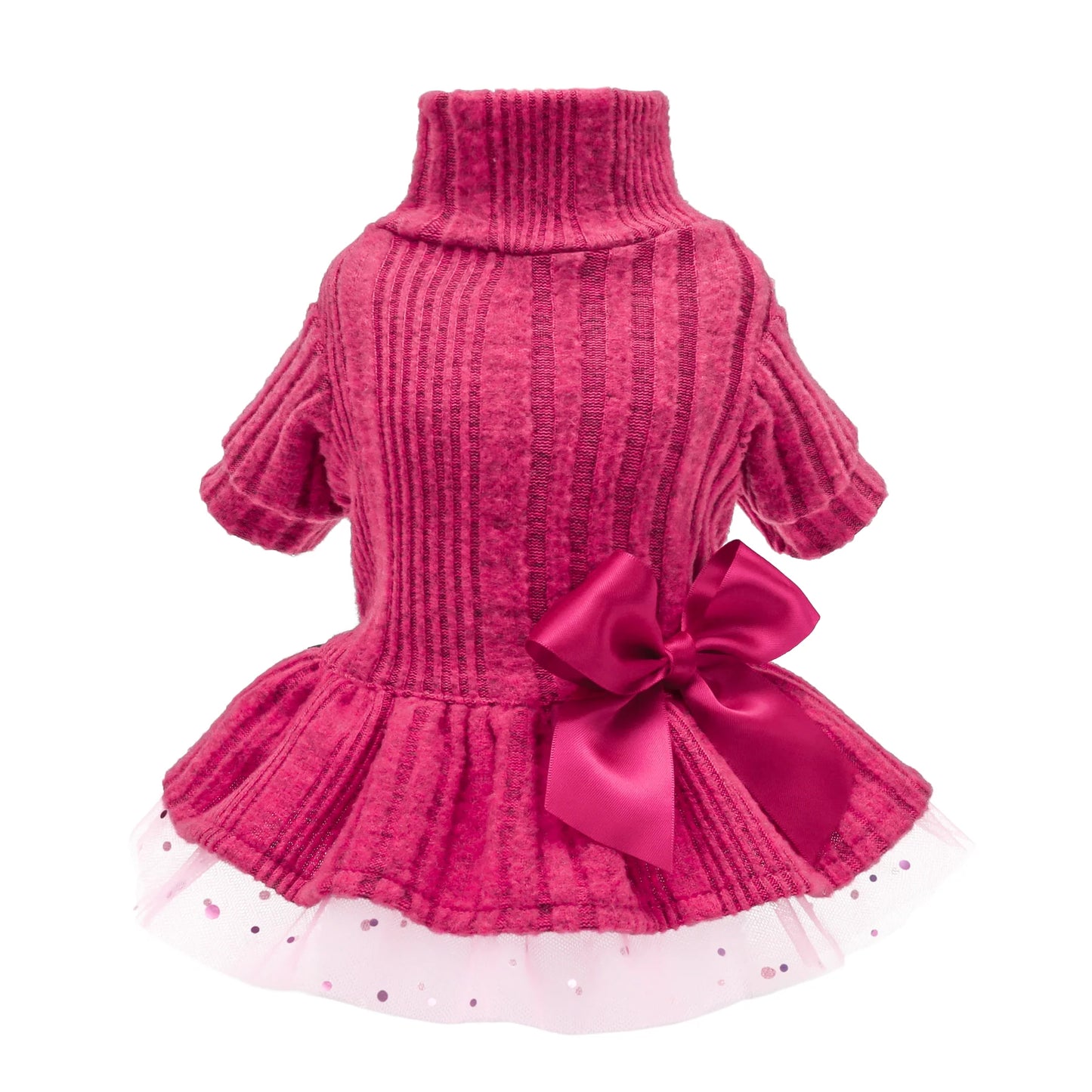 Vestido de tul rosado