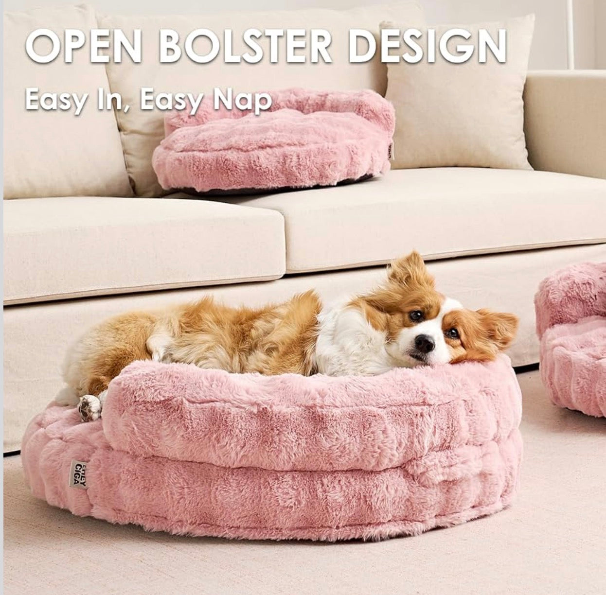 Cama para perro de tamaño mediano