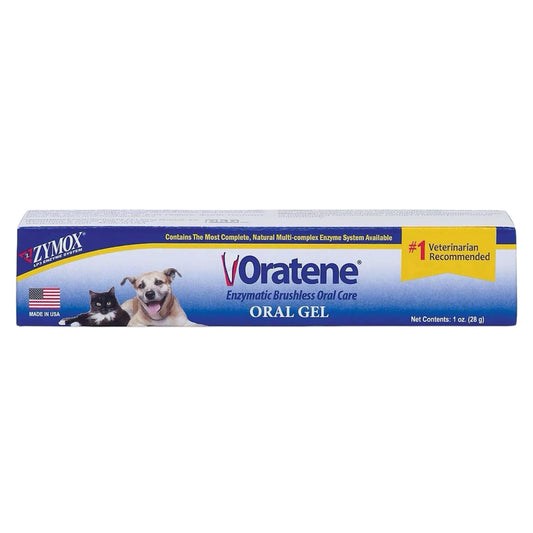 Oratene Enzymatic Brushless Oral Care Dog & Cat Dental Gel, 1-oz tube