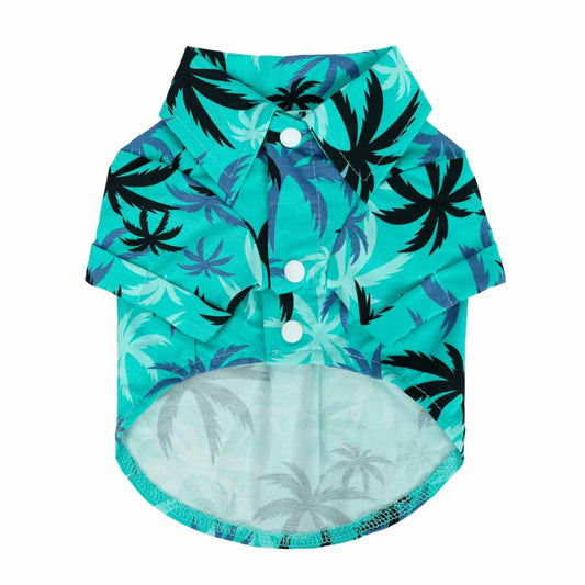 TROPICAL COCONUT PALM DOG SHIRT
