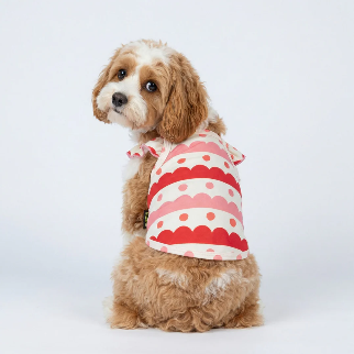 RUFFLE DOG SHIRT