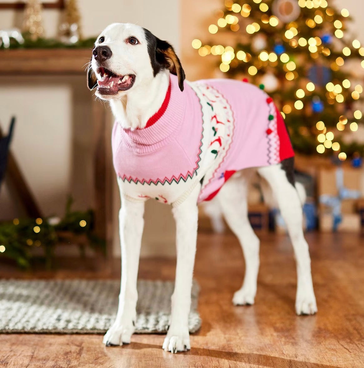 Fa La La 3D Dog & Cat Turtleneck Sweater