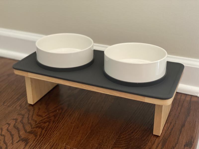 Elevated Ceramic Double Diner, Medium: 3 cup