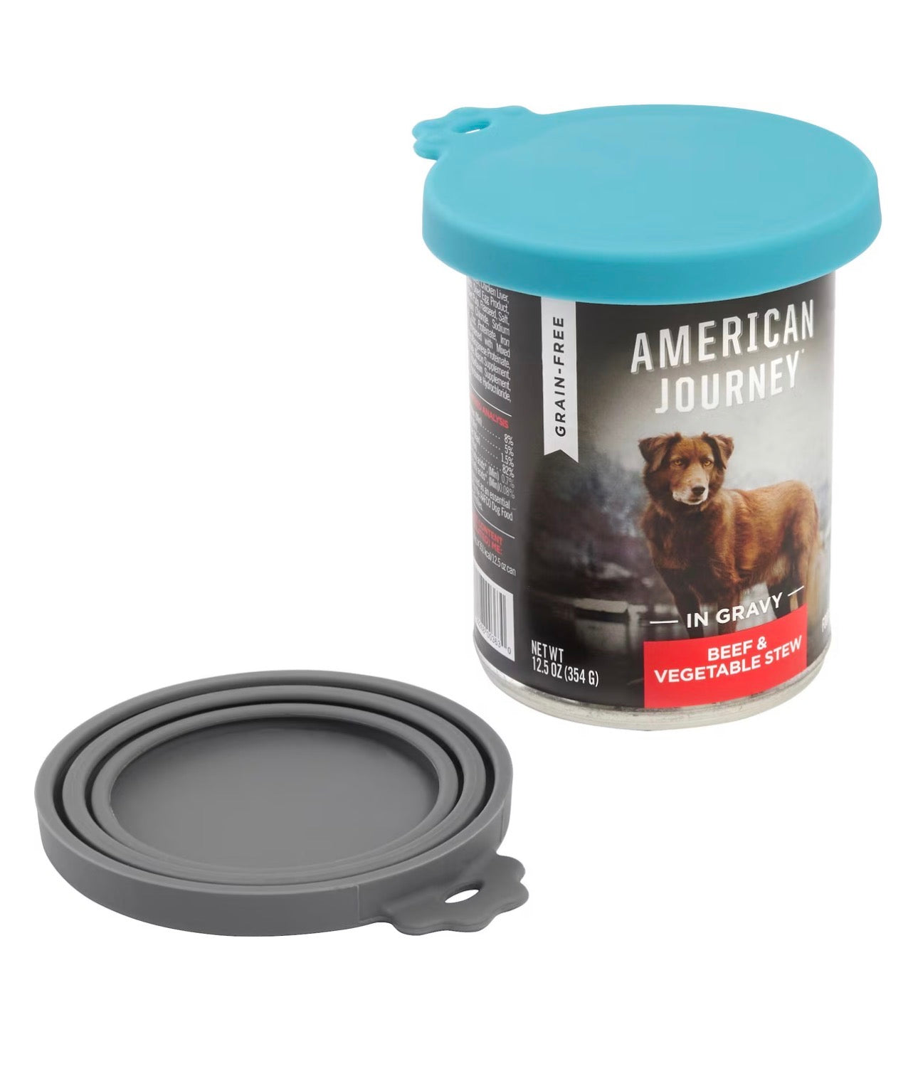 Silicone Pet Food Can Cover, 2 Pack