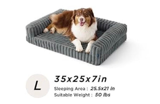 Cama ortopédica para perros tamaño L hasta 50 libras