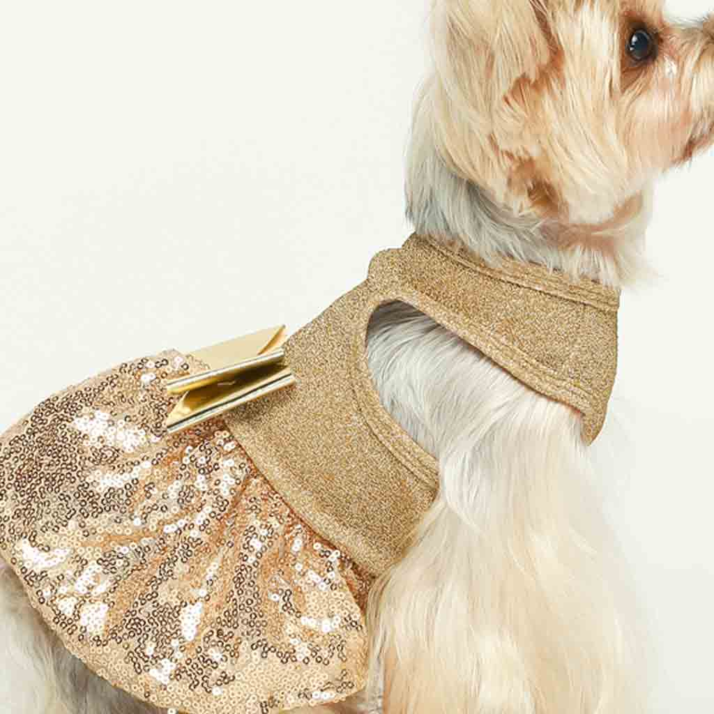 Sparkly Sequin Gold Fancy Dress