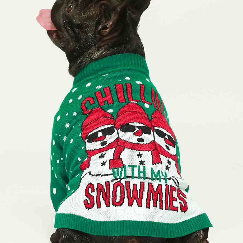 Chillin with My Snowmies Ugly Christmas Sweater