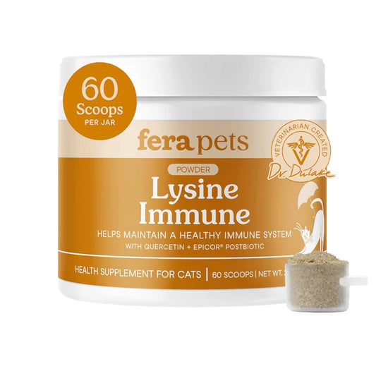 Fera Pet Organics Suplemento inmunológico de lisina para gatos