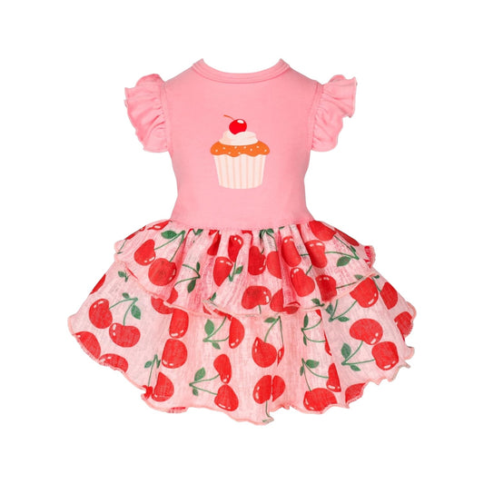 Fitwarm Cherry Cupcake Vestido