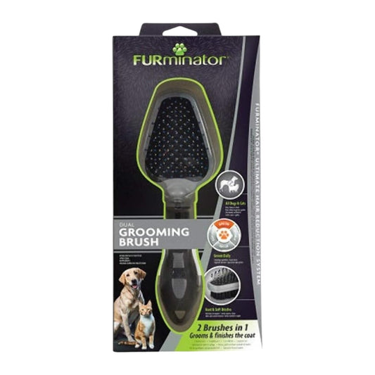 FURminator - Cepillo de aseo doble