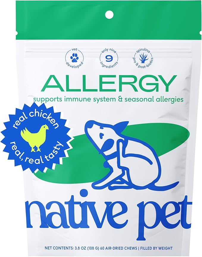 Suplemento para alergias para perros Allergy Native pet