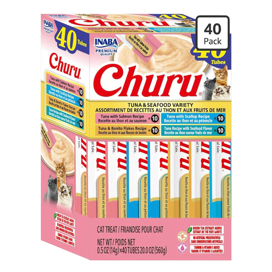 Golosinas para gatos Churu, paquete 40