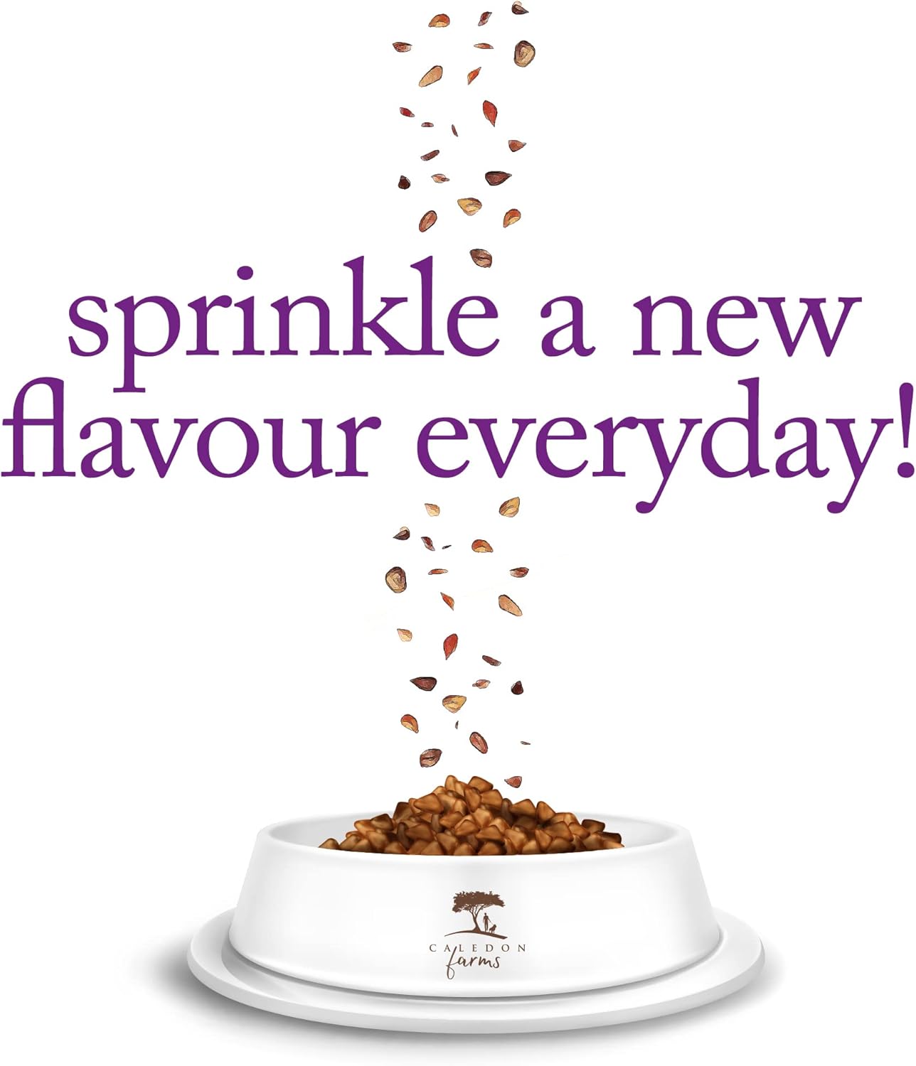 Caledon Farms Pollo Sprinkles - Decoración de comida para perros, 4.23 oz