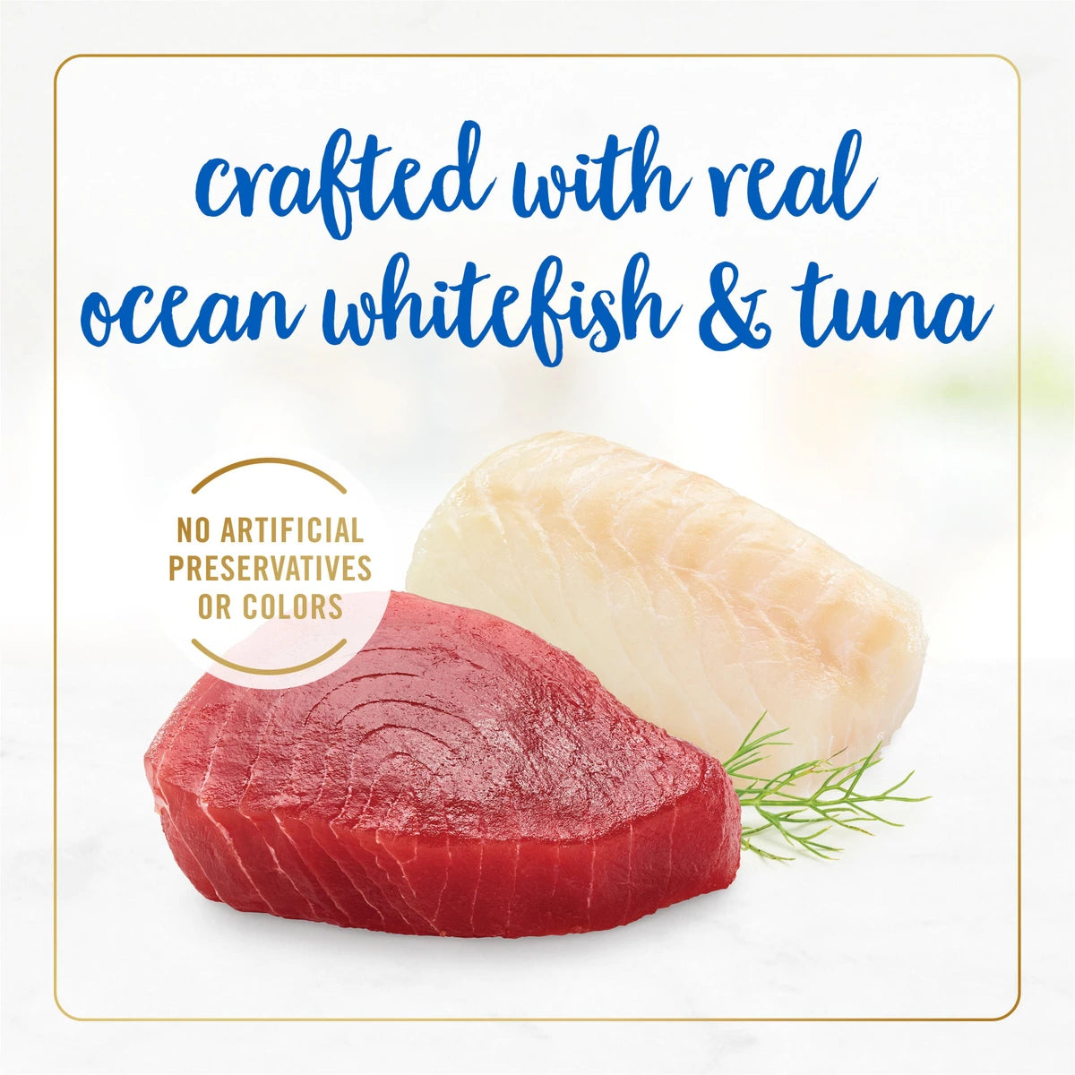 Fancy Feast Classic Paté, Ocean whitefish and tuna feast, 24 latas 3 onzas
