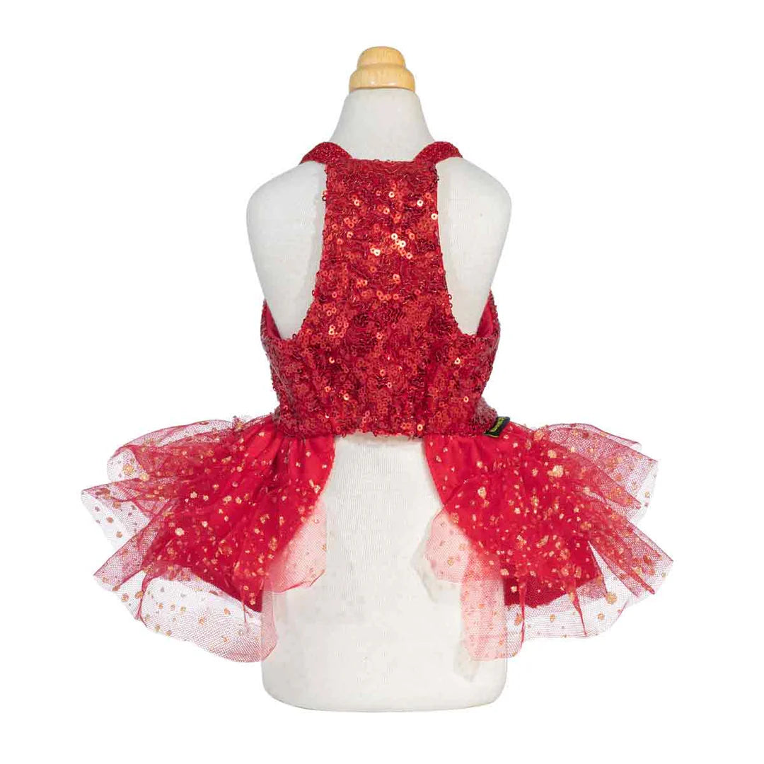 SPARKLY SEQUIN DOG TUTU DRESS
