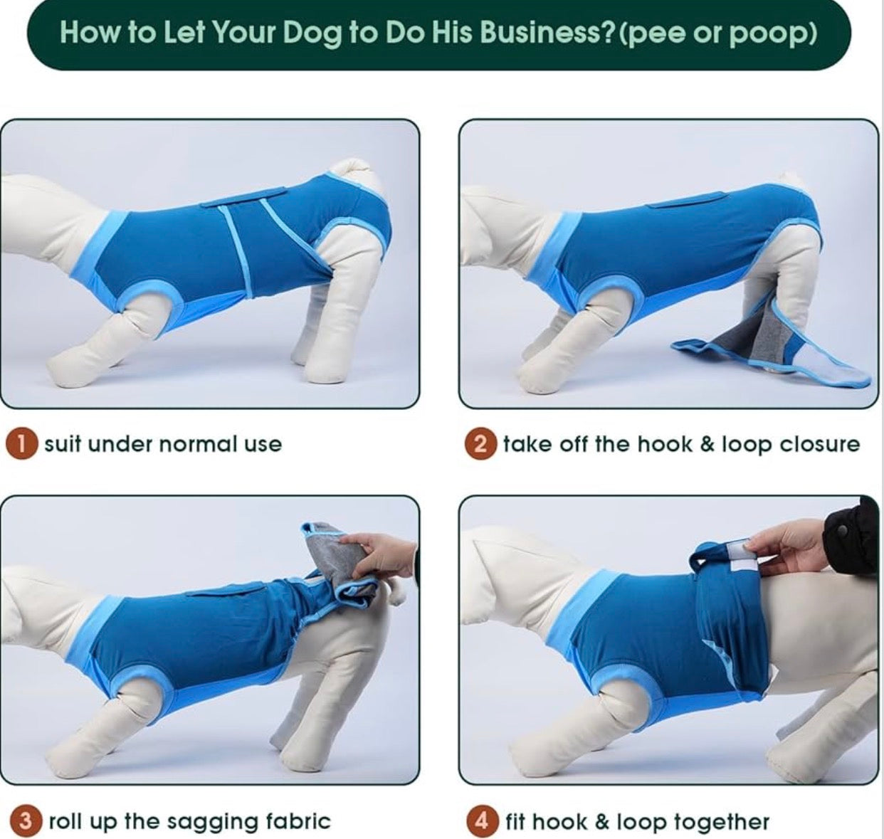 Traje de recuperación para perros