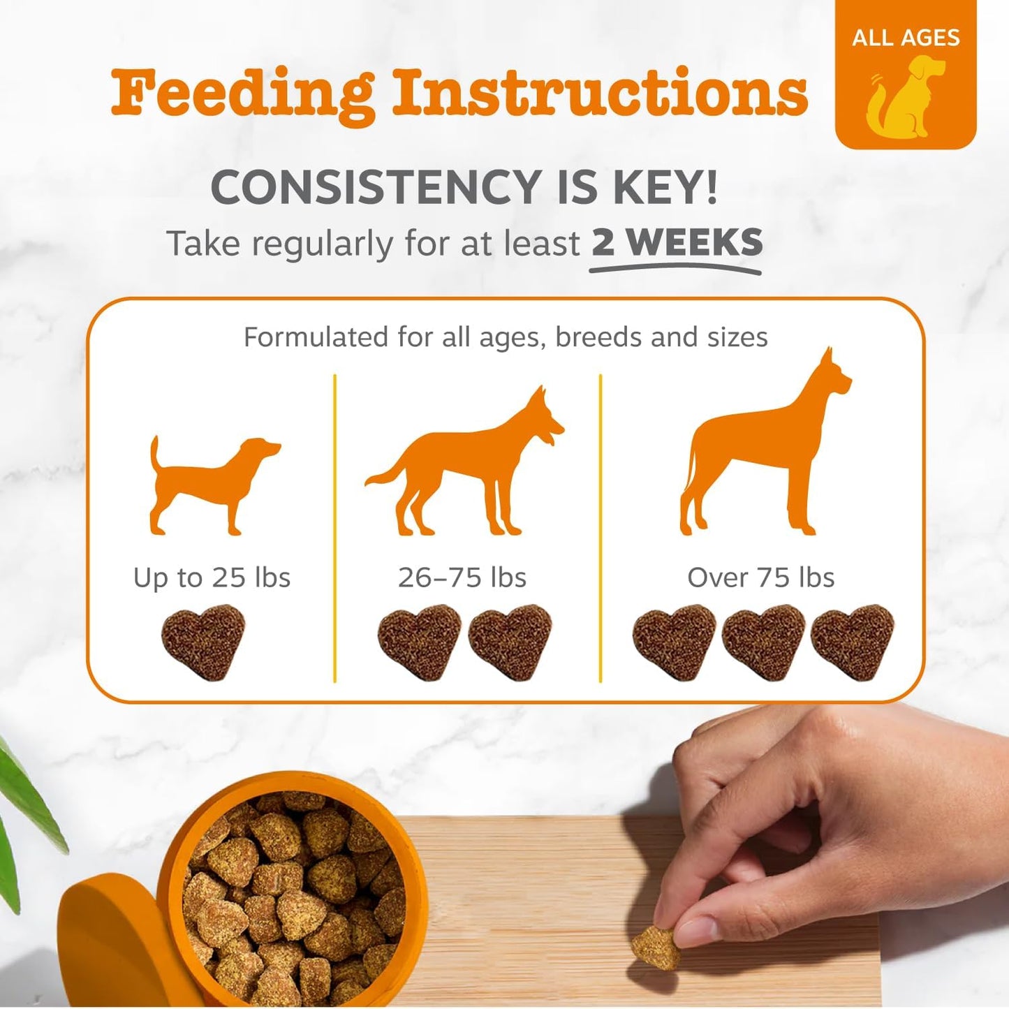 Zesty Paws Probiótic bites para perros - Probióticos para la flora intestinal
