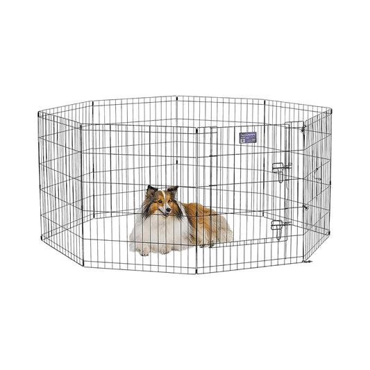 Midwest, corral de ejercicio de metal plegable / corral para mascotas, 8 paneles cada uno