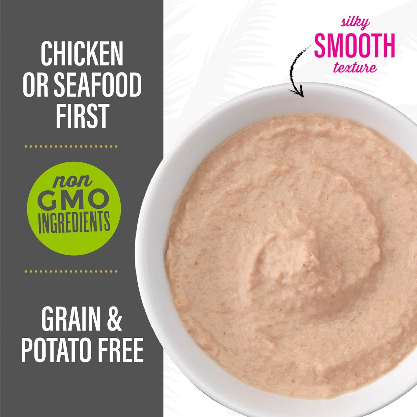 Tiki Cat Velvet Mousse - Alimento húmedo sin granos con una textura suave para gatos adultos y gatitos (Paquete 12 unidades)